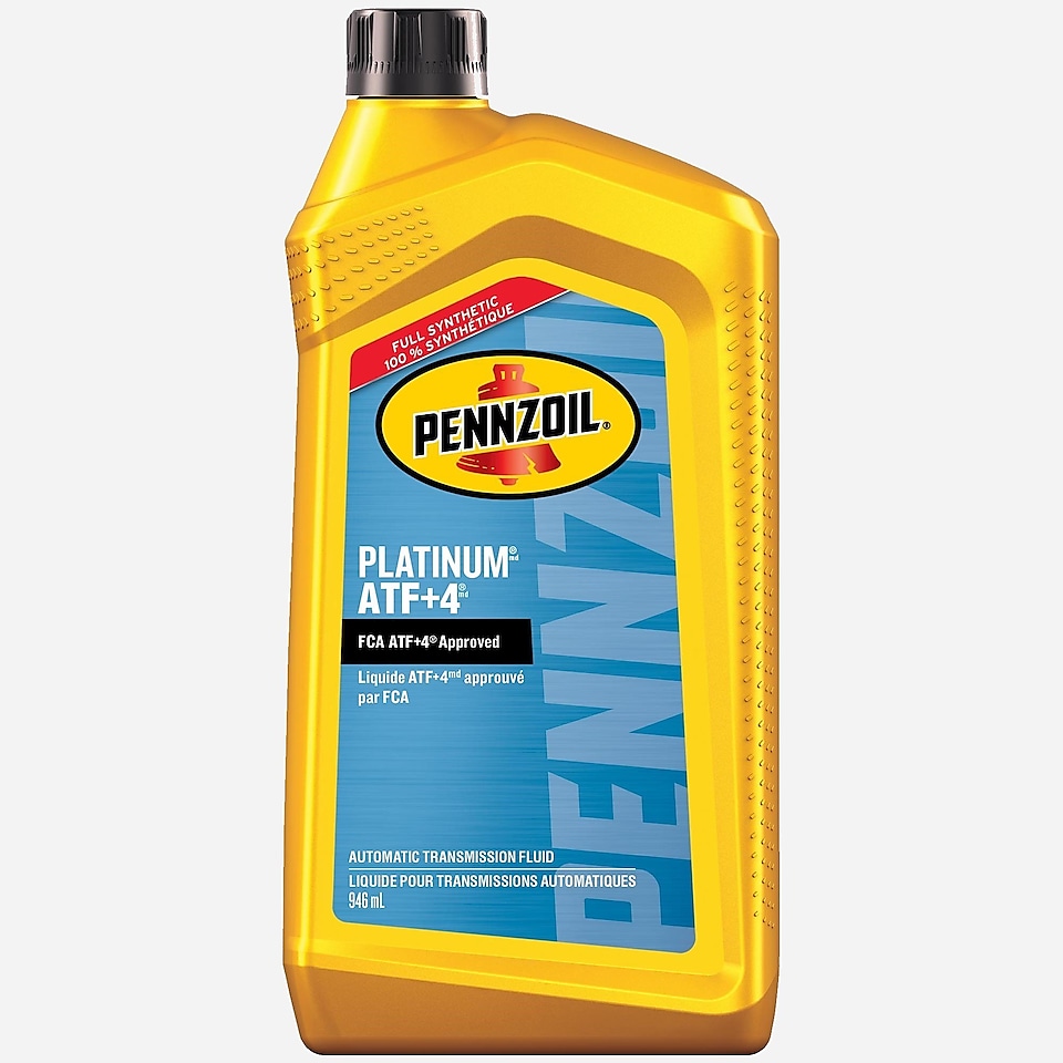 Pennzoil Platinum ATF + 4 Full Synthetic Automatic Transmission Fluid 946 mL Bottle