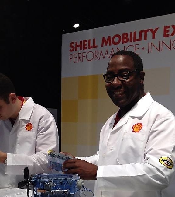 Michael Technical Ambassador at Shell-Pennzoil Grand Prix Indy Car Race in Houston