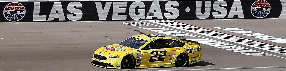 Joey Logano Driving at Pennzoil 400