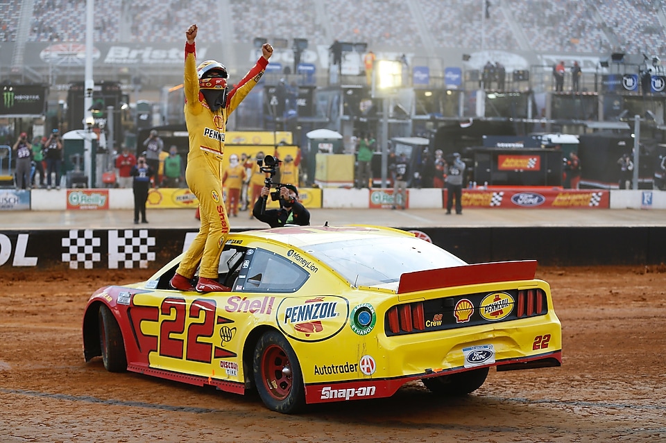 No. 22 Pennzoil Ford Mustang driver, Joey Logano
