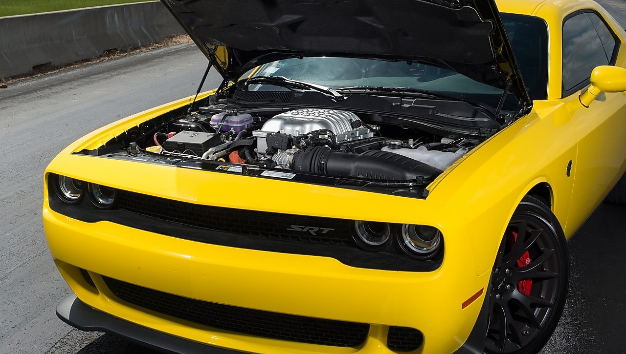 Pennzoil Hellcat Hood Open