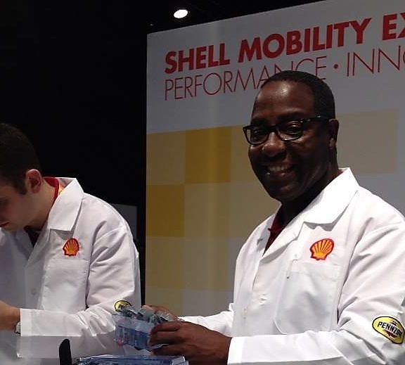 Michael Technical Ambassador at Shell-Pennzoil Grand Prix Indy Car Race in Houston