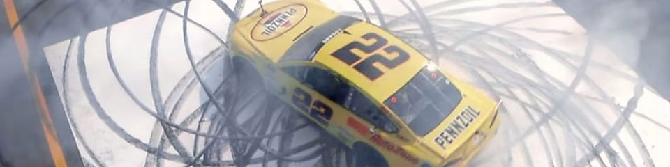 Joey Logano Pennzoil Driving After Win