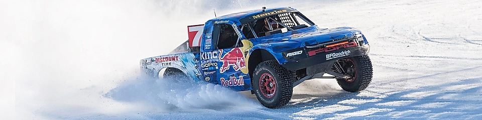 Bryce Meznies in Red Bull Frozen Rush. 