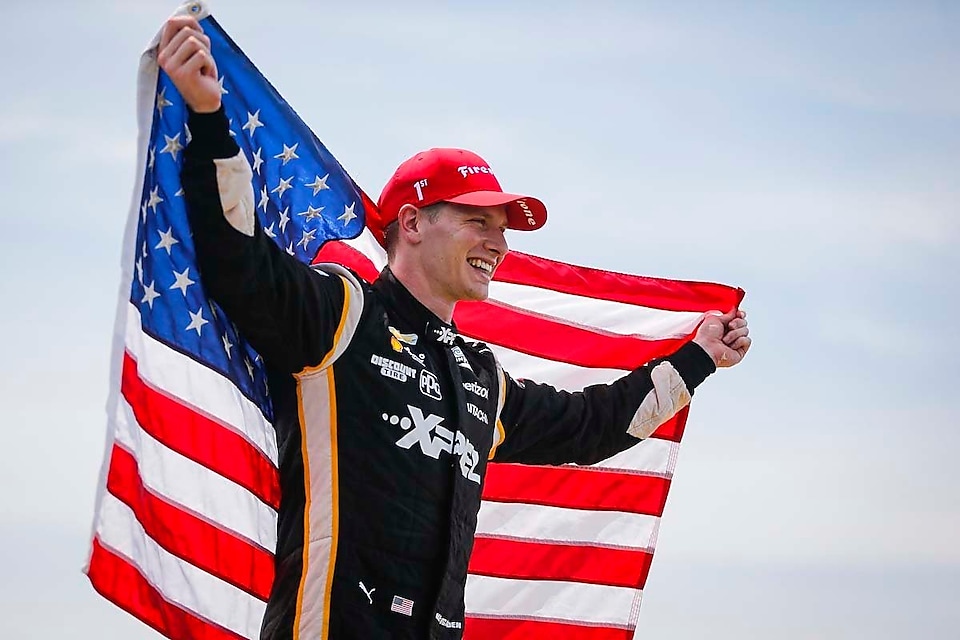 No. 2 Hitachi/XPEL/Dent Wizard/Snap-on Dallara/Chevrolet driver, Josef Newgarden