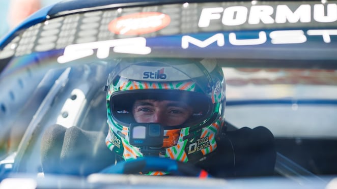 James Deane In His 2023 Autozone Ford Mustang Rtr Spec 5-Fd