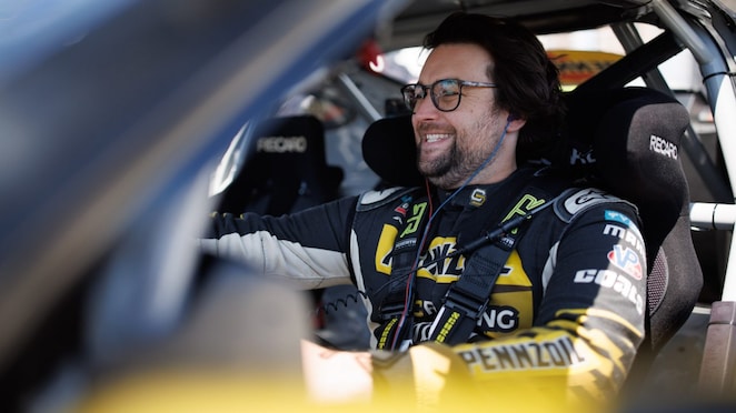 Chelsea Denofa In His Pennzoil Bc Racing Ford Mustang Rtr Spec 5-Fd