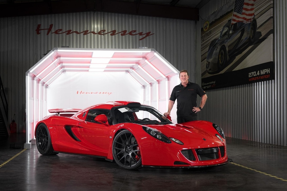 The Venom GT is the favorite car in John Hennessey’s personal collection of twenty cars.