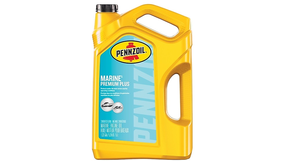 Pennzoil Marine Premium Plus 4-cycle SAE 10W-30 and SAE 25W-40 Engine Oil