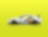 A white race car with a yellow background