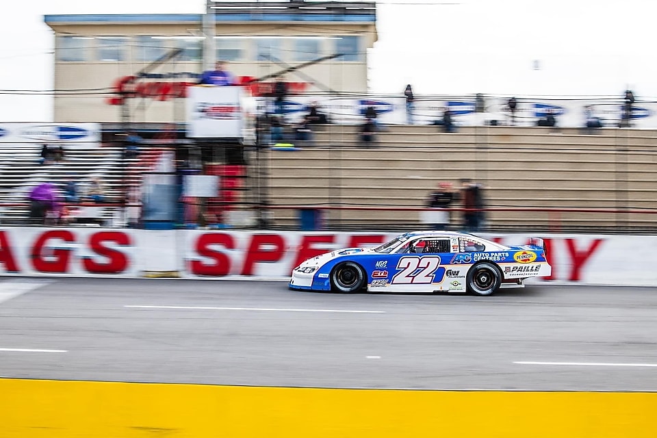 A race car on a track