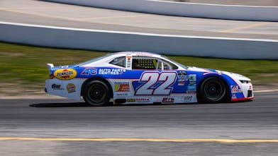 A race car on a track