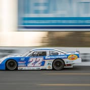 A race car on a track