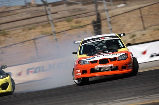 A race car on a track