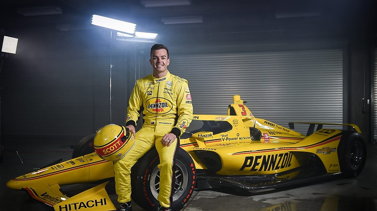 back of Scott McLaughlin