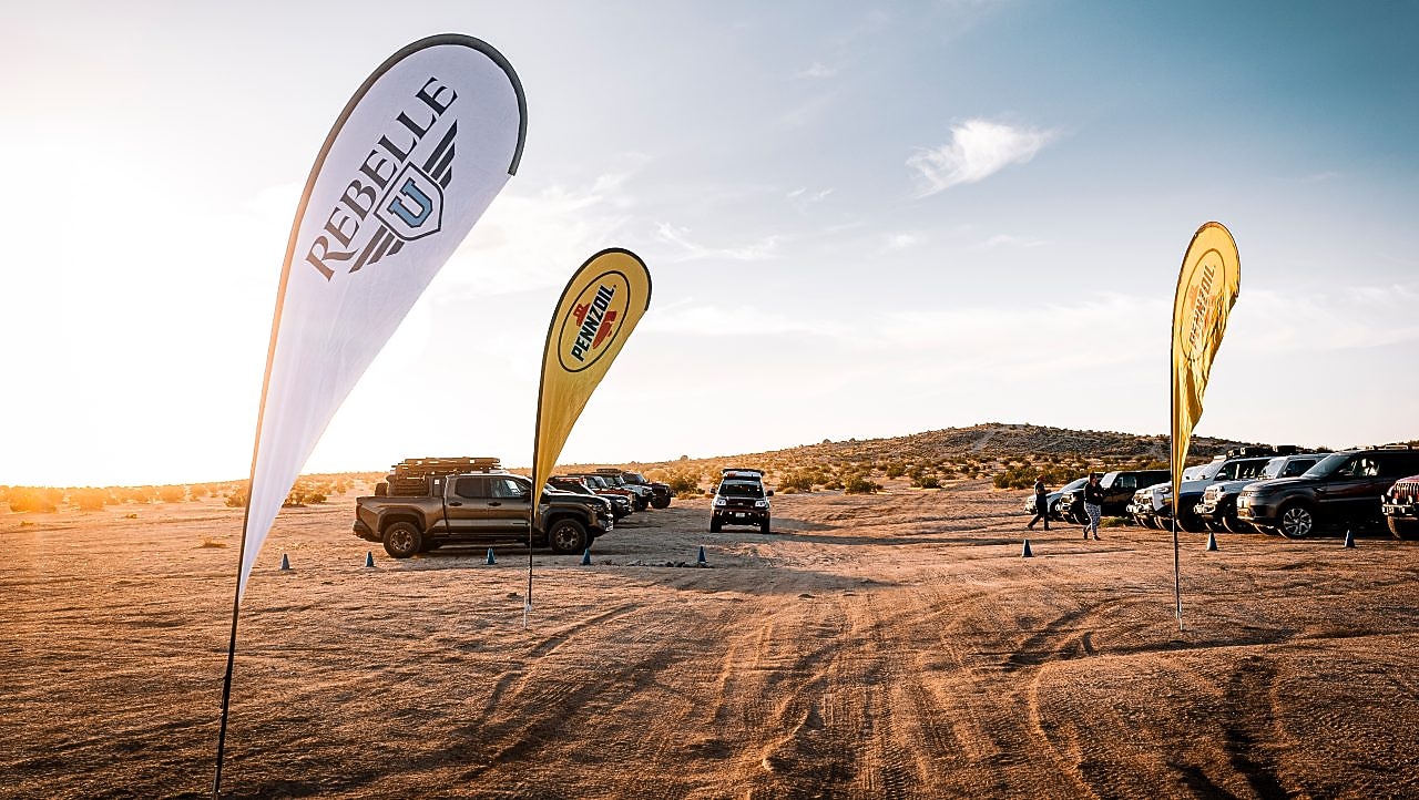 Rebelle u vehicles ready for action proudly sponsored by pennzoil