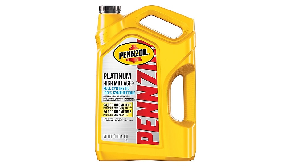 Pennzoil Platinum® High Mileage Full Synthetic Motor Oil