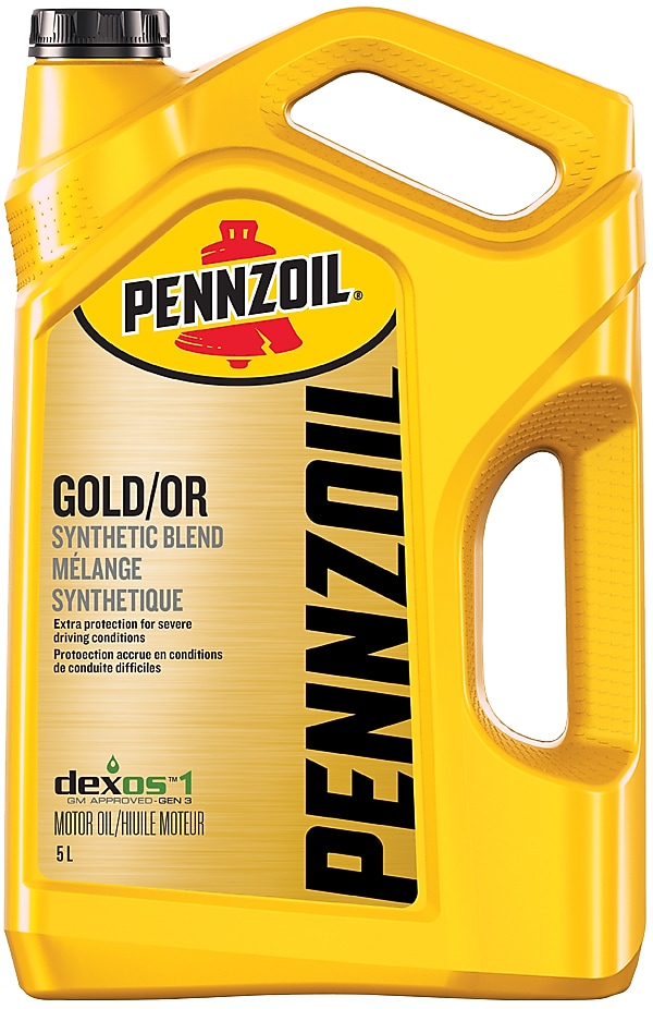 Box of pennzoil gold motor oil
