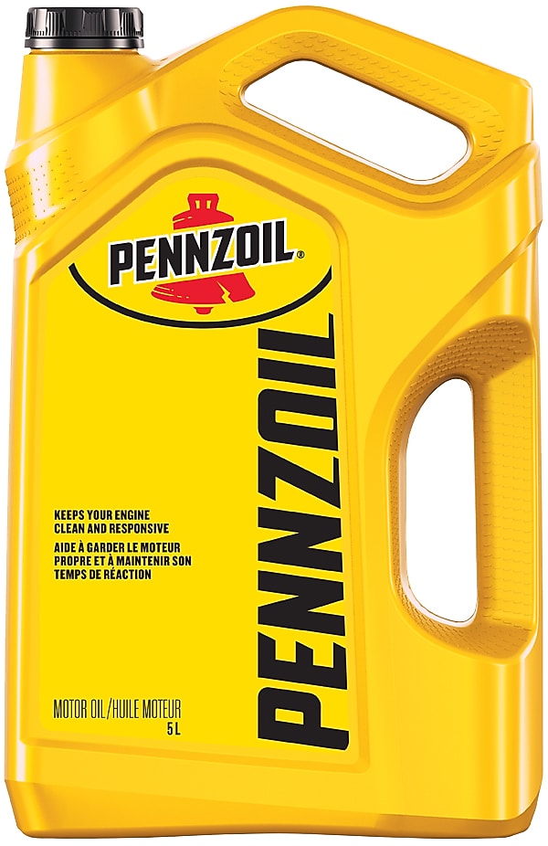 Bottle of pennzoil motor oil