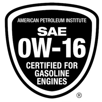 A SAE OW-16 certification from the API indicates that Pennzoil meets or exceeds certain performance standards for modern engines requiring low-viscosity oils.