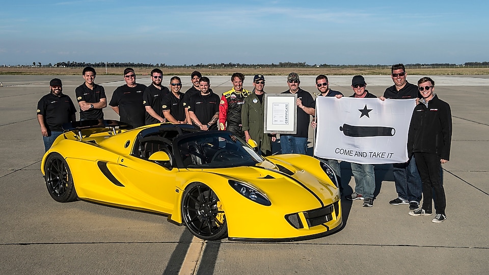 World's Fastest Convertible: 265.5 MPH Venom GT Spyder