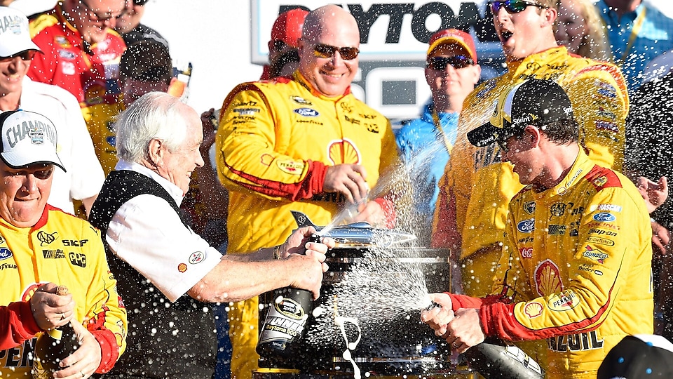 Roger Penske at the Daytona 500.