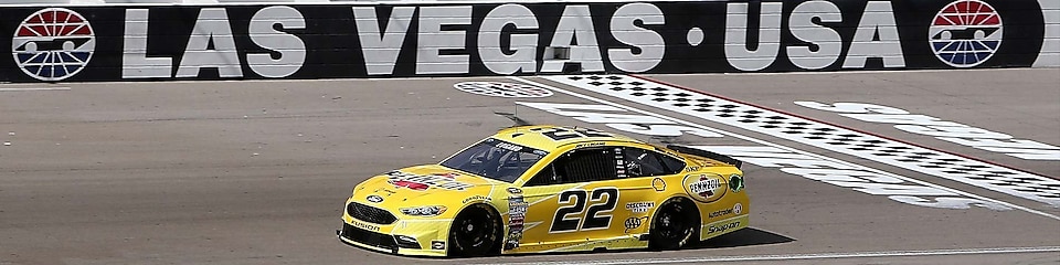 Joey Logano Driving at Pennzoil 400