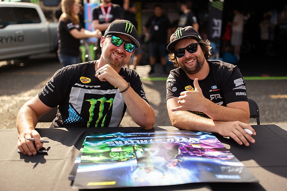 Fun Havers, Vaughn Gittin Jr. and Chelsea DeNofa