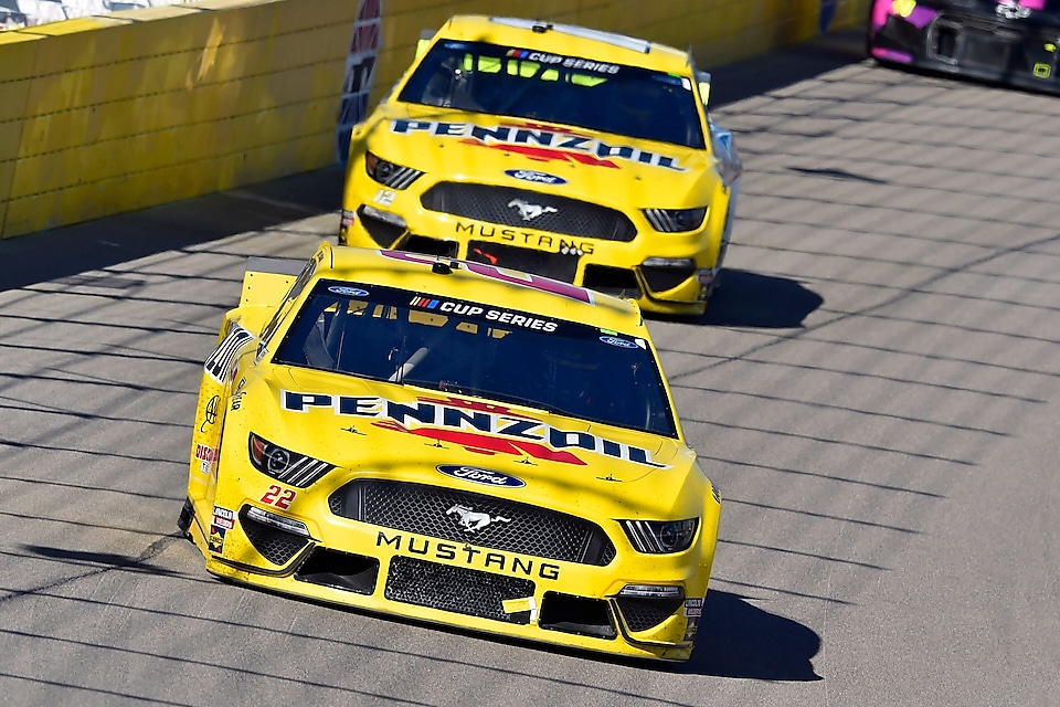pair of racing cars