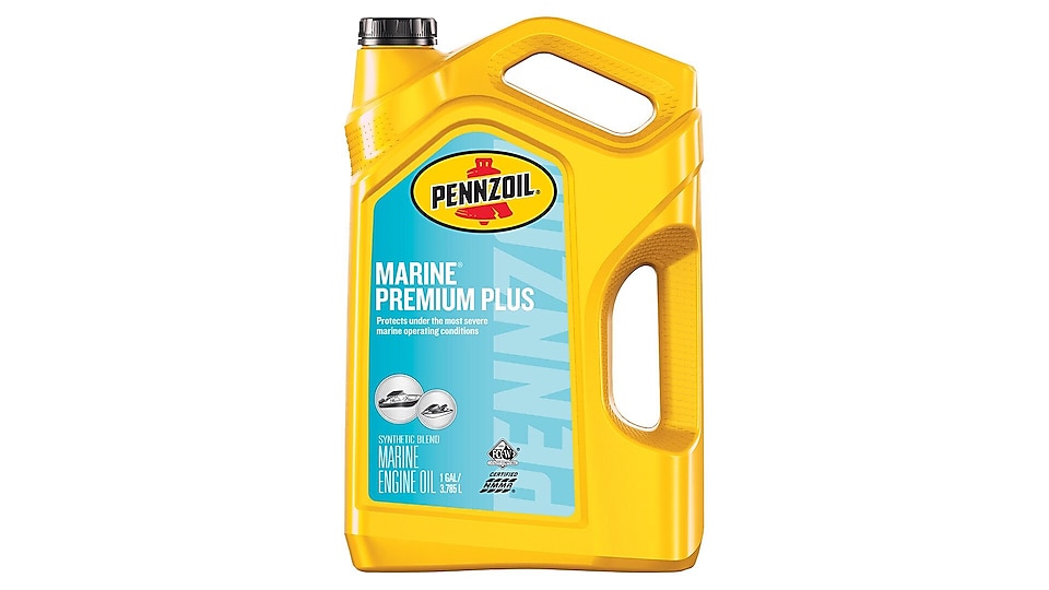 Pennzoil Marine Premium Plus 4-cycle SAE 10W-30 and SAE 25W-40 Engine Oil