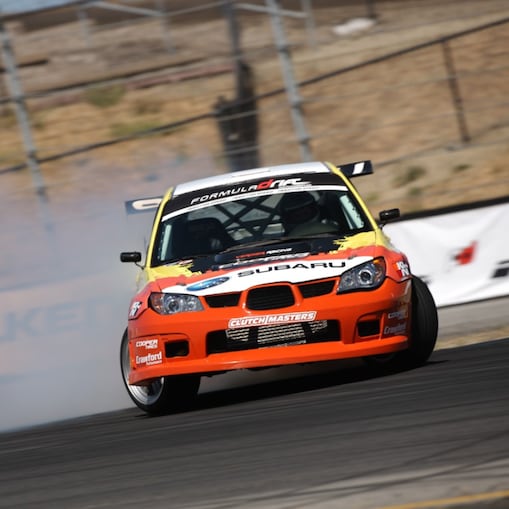 A race car on a track