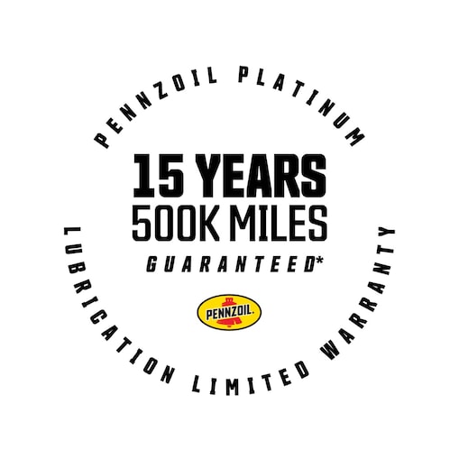 “Pennzoil features a 15 year / 500,000 mile lubrication limited warranty"