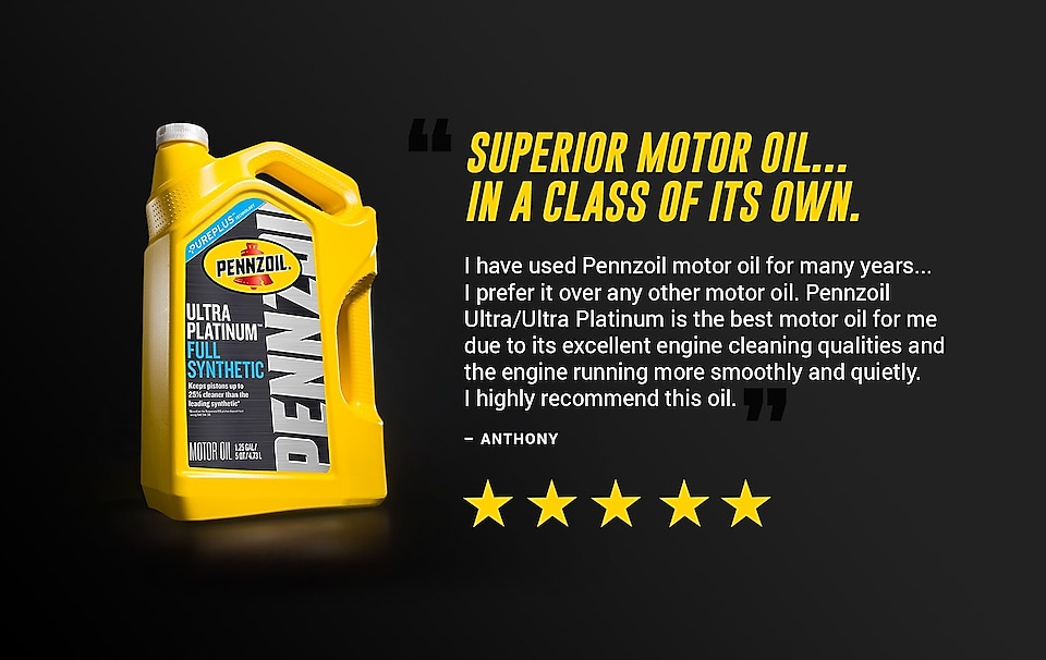 Pennzoil Review Superior Motor Oil