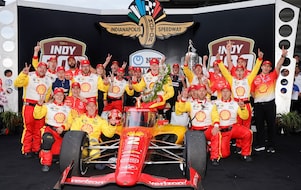 Pennzoil Racing Oil provides the confidence, and performance, as is it takes the Penske racing team to the celebratory Indy 500 win.