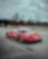 red car on street