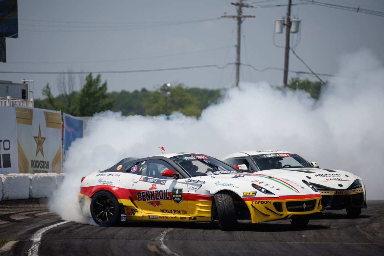 Formula Drift cars, Formula D pro, Learn about drifting, Drift car, Formula Drift Ferrari