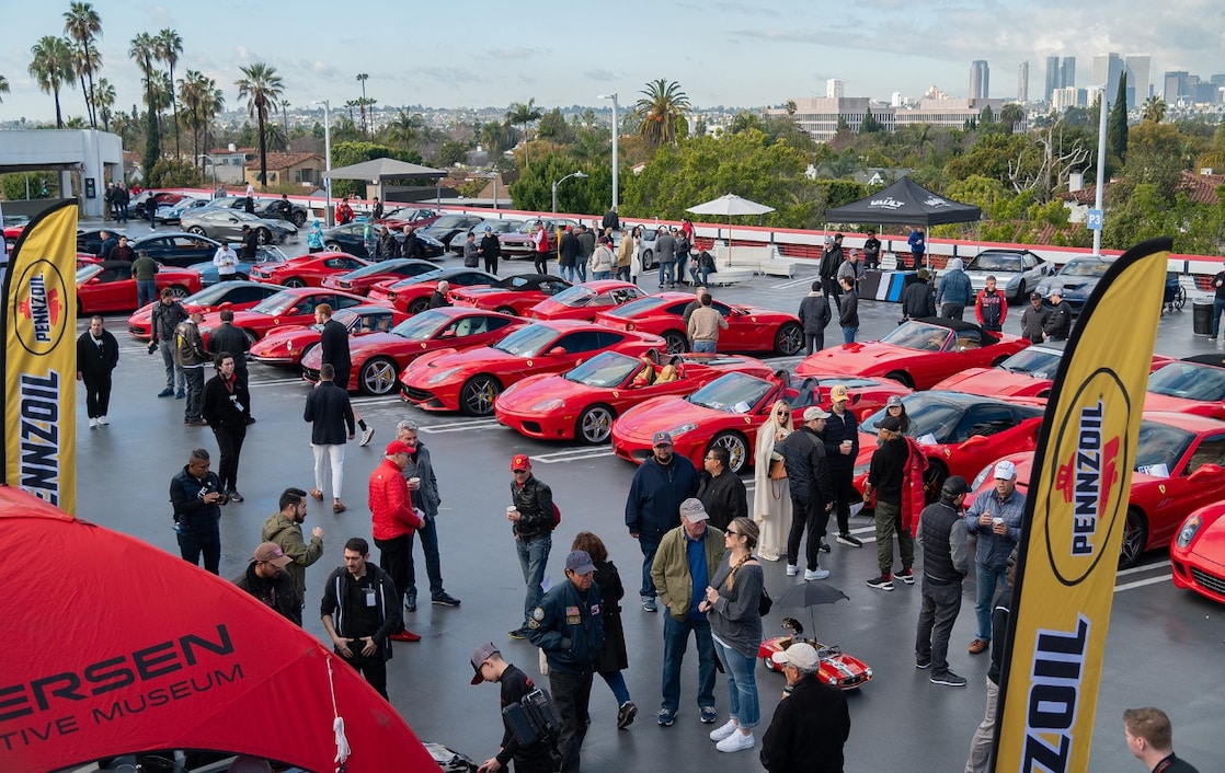 Petersen Automotive Museum parking lot