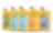 five Pennzoil bottles