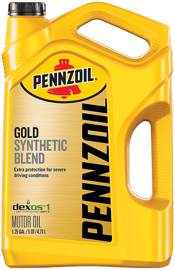 Box of pennzoil gold motor oil