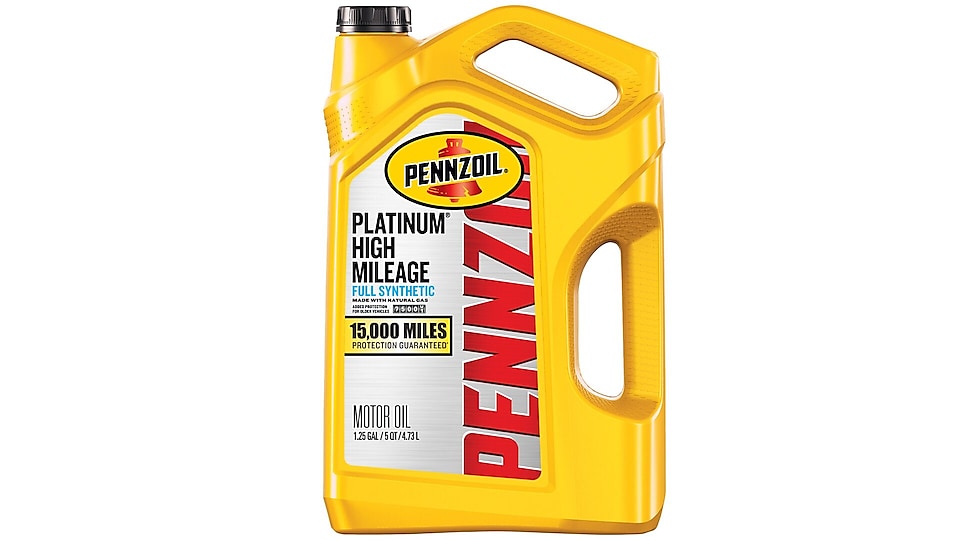 Pennzoil Platinum® High Mileage Full Synthetic Motor Oil