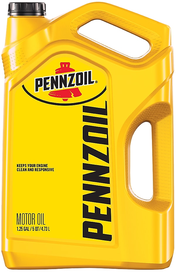 Bottle of pennzoil motor oil