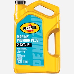 Pennzoil Marine Premium Plus 2-Cycle Engine Oil 4 QT Bottle