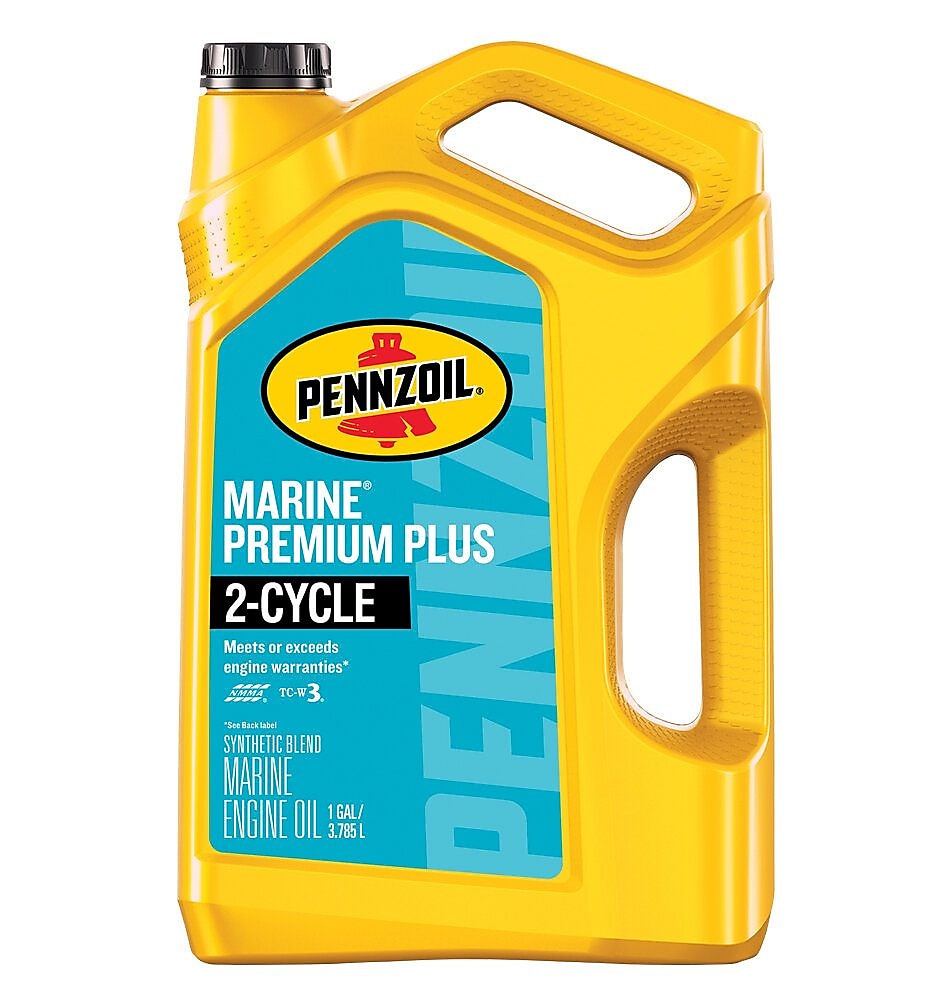 Pennzoil Marine Premium Plus 2-Cycle Engine Oil 4 QT Bottle