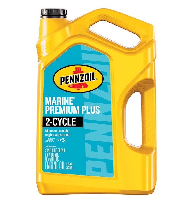 Pennzoil Marine Premium Plus 2-Cycle Engine Oil 4 QT Bottle