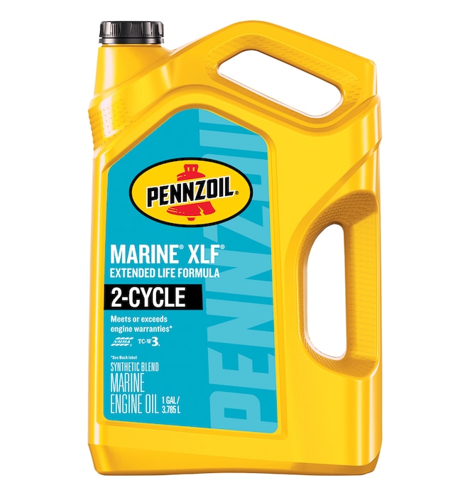 Pennzoil Marine XLF Extended Life Formula 2-Cycle Engine Oil 4 QT Bottle