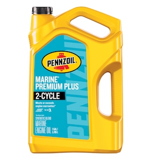 Pennzoil Marine Premium Plus 2-Cycle Engine Oil 4 QT Bottle