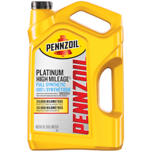 Huile Moteur 100 % Synthétique Pennzoil Platinum High Mileage