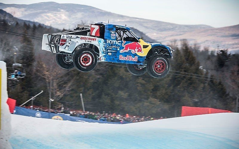 Le camion de Bryce Menzies à Red Bull Frozen Rush