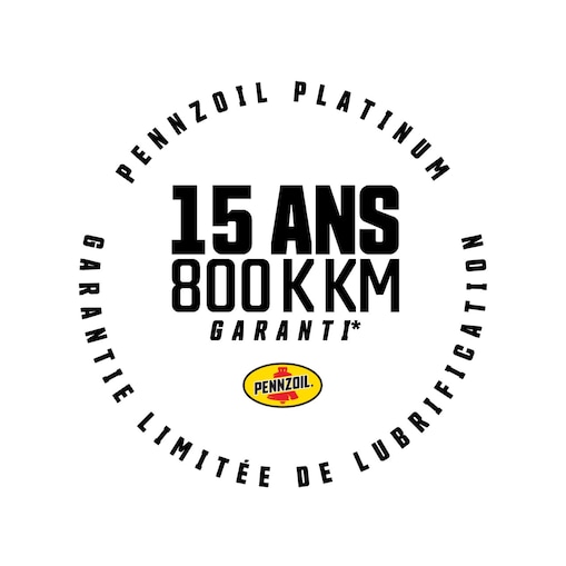 “Pennzoil features a 15 year / 500,000 mile lubrication limited warranty"