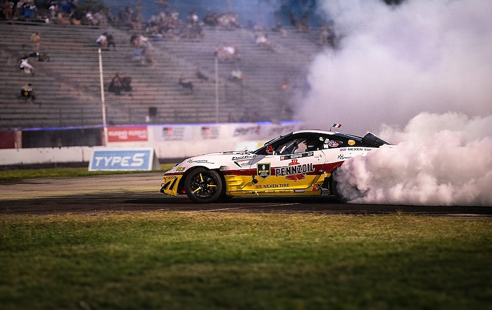 Le drift 101 avec Federico Sceriffo, propulsé par Pennzoil